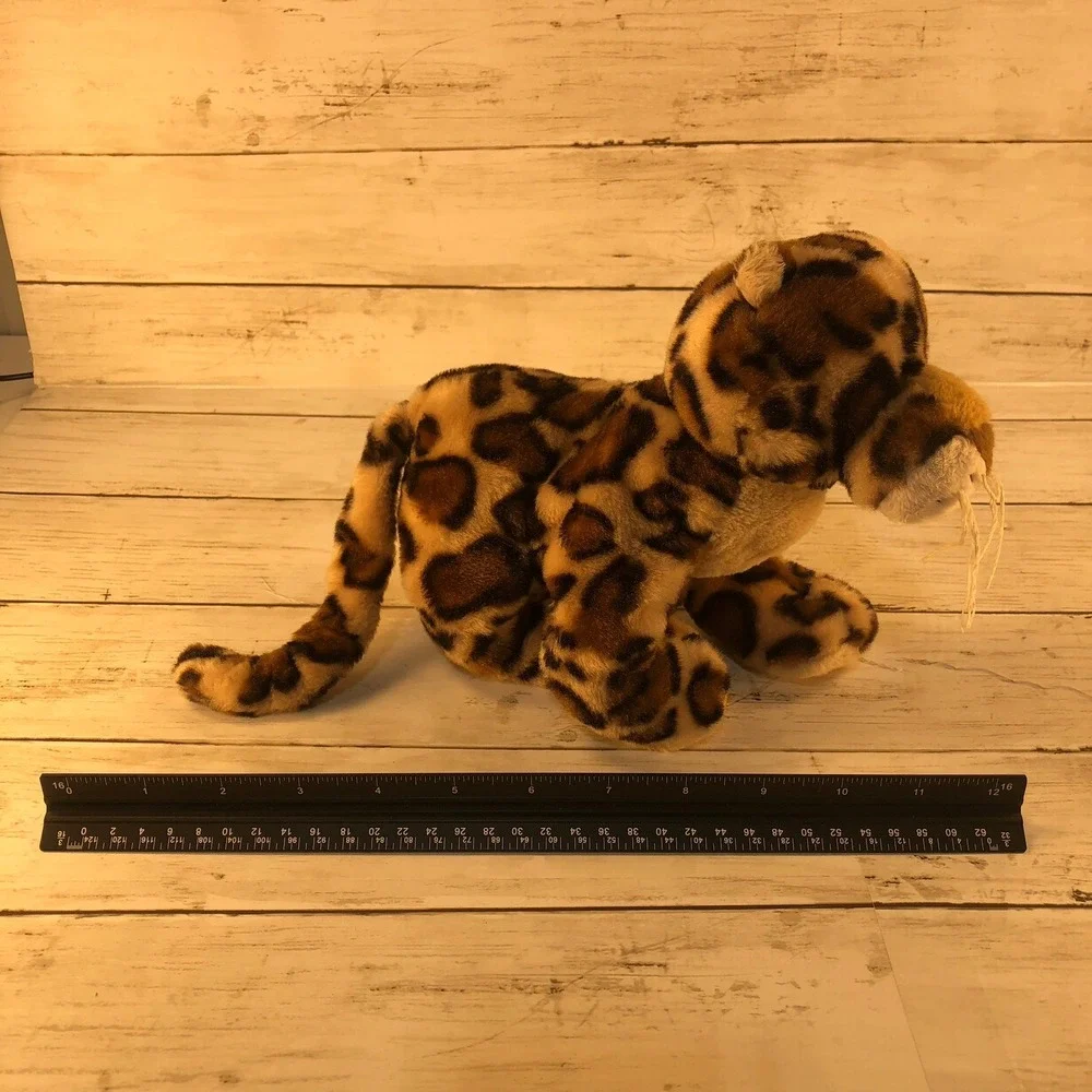 Ganz Webkinz Leopard Plush Stuffed Animal Spotted Cat Brown‎ Tan 11 Inch HM011